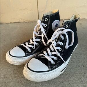 Converse Black and White Canvas High-Tops